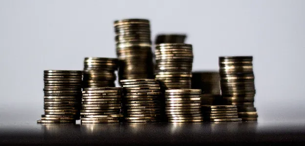 stacked coins